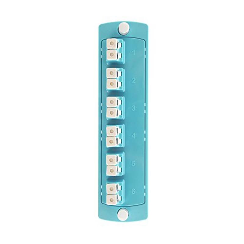 Leviton Opt-X????? Adapter Plate, Duplex LC, 50 ????????m Laser Optimized OM3/4 Leviton Opt-X????? Adapter Plate, Duplex LC, 50 ????????m Laser Optimized OM3/4