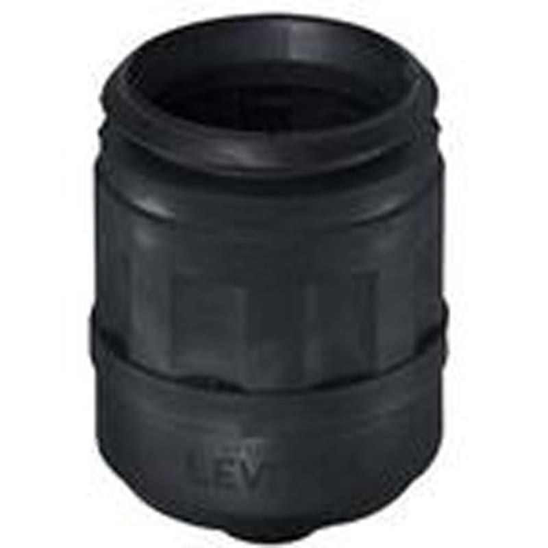 Leviton 6017 Boot for 15 & 20 Amp Straight Blade Plug, Black