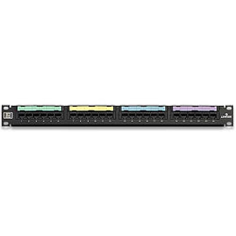 Leviton - 69586U24 - Leviton eXtreme 24 Port Cat6 Network Patch Panel - 24 x RJ-45 - 24 Port(s) - 24 x RJ-45 - 24 x Leviton - 69586U24 - Leviton eXtreme 24 Port Cat6 Network Patch Panel - 24 x RJ-45 - 24 Port(s) - 24 x RJ-45 - 24 x
