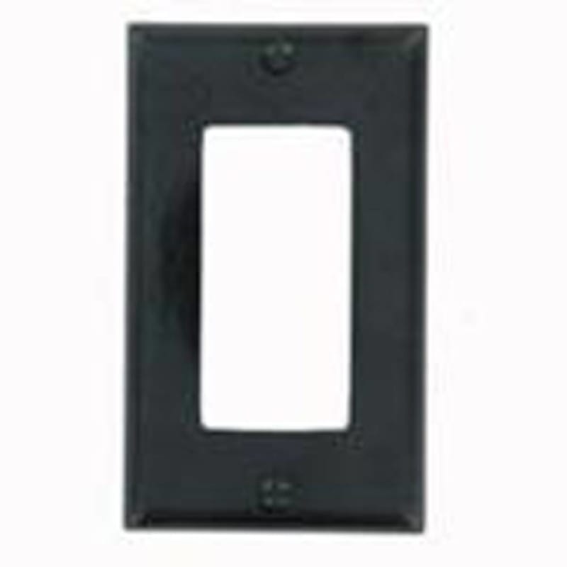 1 Gang Decora Plate Black 1 Gang Decora Plate Black