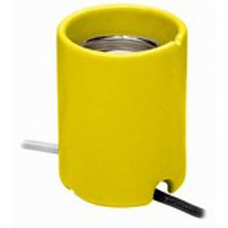 Leviton 8750 HID Lampholder, Mogul Base, Keyless, Yellow Leviton 8750 HID Lampholder, Mogul Base, Keyless, Yellow