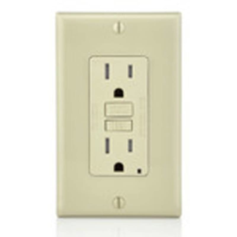 Leviton GFTR1-I Tamper Resistant GFCI Receptacle, 15A, 125V , Ivory Leviton GFTR1-I Tamper Resistant GFCI Receptacle, 15A, 125V , Ivory