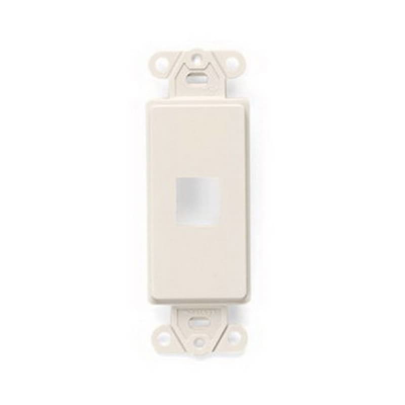 Leviton 41641-T QuickPort ; Decora ; Multimedia Insert With Plate