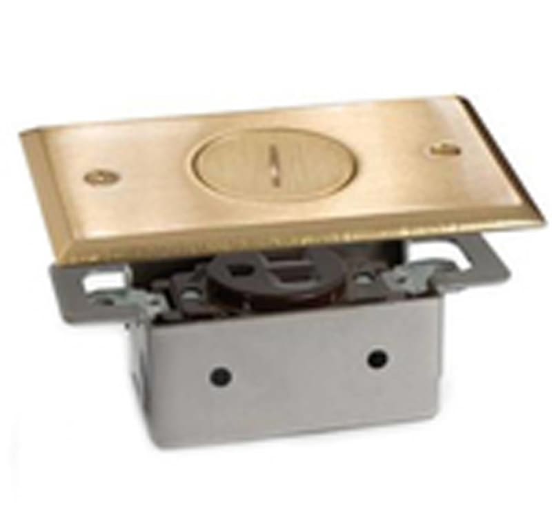 Lew RRP-1-BP Single Receptacle, 1-Gang, Floor Box Assembly Lew RRP-1-BP Single Receptacle, 1-Gang, Floor Box Assembly