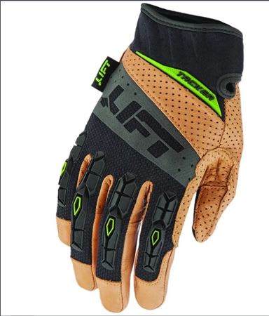 Lift Safety GTA-17KBL Tacker Work Gloves - Size: Large, Brown
