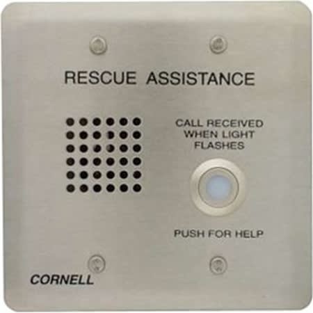 Cornell 4201BV Emergency Station, with Speaker on Gang, Vandal Resistant and Water Resistant