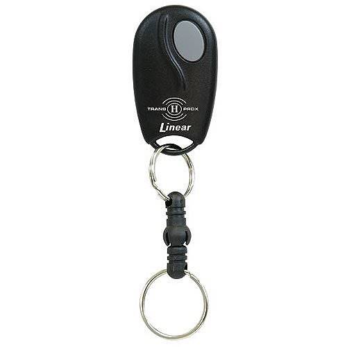 Linear ACT-31DH 1-Channel Factory Block Coded Key Ring TRANS PROX Transmitter and 26-bit Wiegand HID-Compatible Proximity Tag, Black