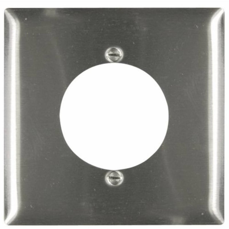 Legrand-Pass & Seymour SS702 Pass and Seymour 302Ss 2G Power Outl Plate Legrand-Pass & Seymour SS702 Pass and Seymour 302Ss 2G Power Outl Plate