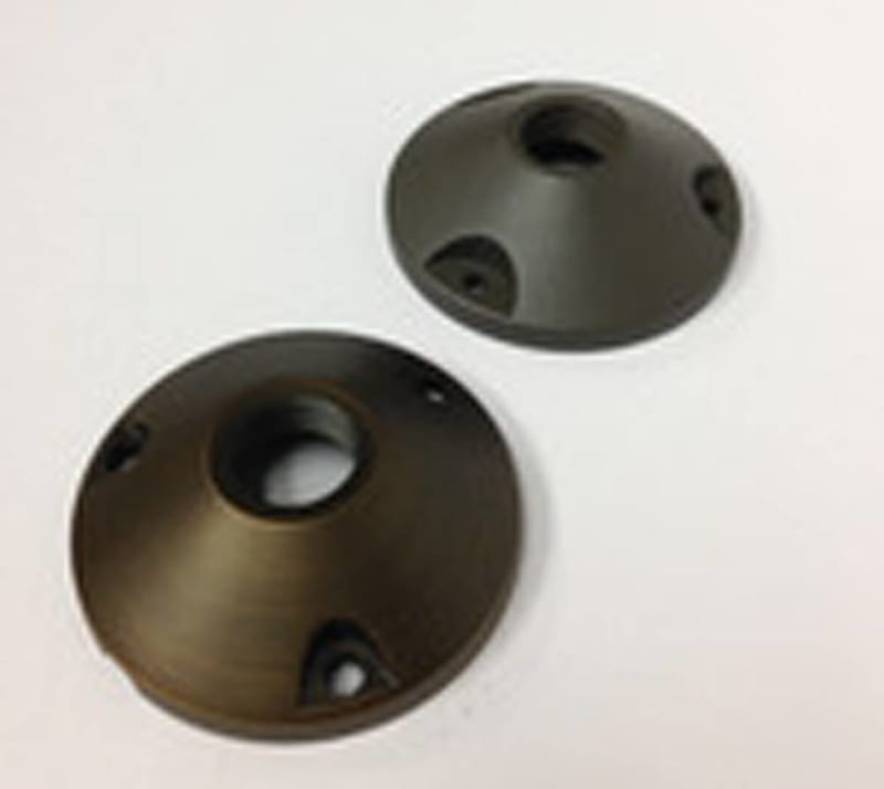 Lite The Nite BX1RNDBSE Mounting Base, Round, Brass/Bronze
