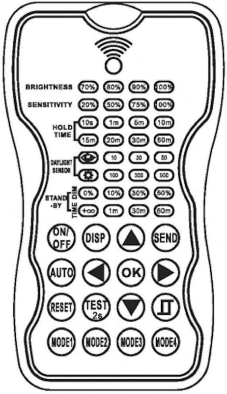 Litetronics SCR053 Remote Control For Sensor Litetronics SCR053 Remote Control For Sensor