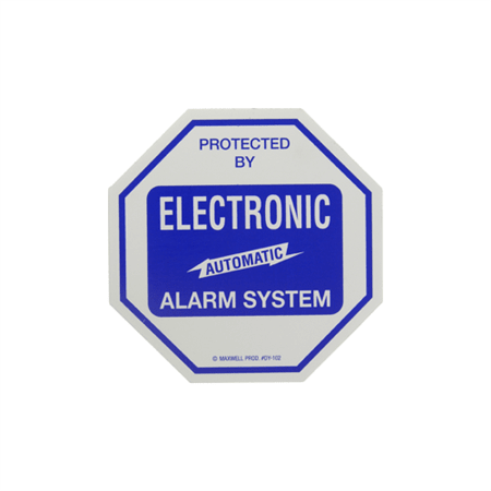 DY-102 ALARM DECAL 4