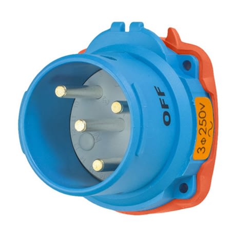 6368073 60 amp 250 volt inlet watertight