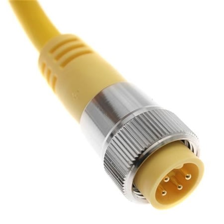 min4mp12 cordset 4 pole male straight 12 10a yell