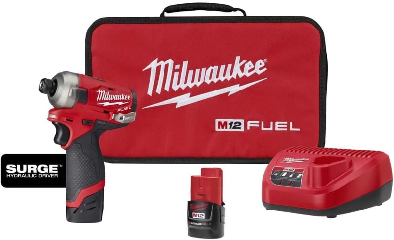 Milwaukee 2551-22 M12 FUEL SURGE 1/4" Hex Hydraulic Driver 2 Battery Kit Milwaukee 2551-22 M12 FUEL SURGE 1/4" Hex Hydraulic Driver 2 Battery Kit
