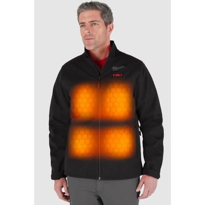 Milwaukee M100B-20M M12 HEAT BLK TOUGHSHELL JKT ONLY M