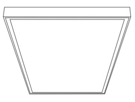 fpxsurf24 2x4' surface mount kit for fps led flat