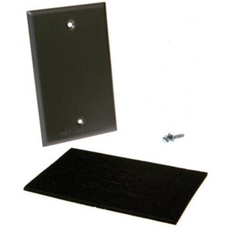 30278 weatherproof cover 1 gang blank type aluminu