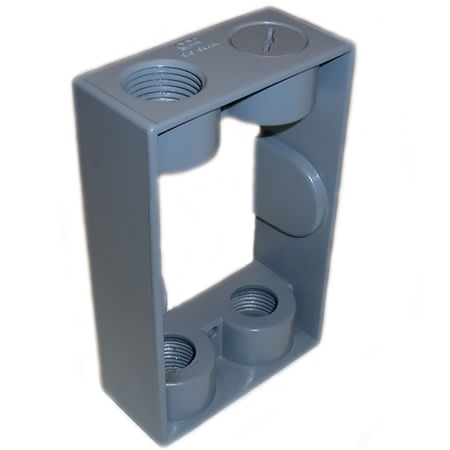 30287 weatherproof box extension 1 gang (4) 34 out