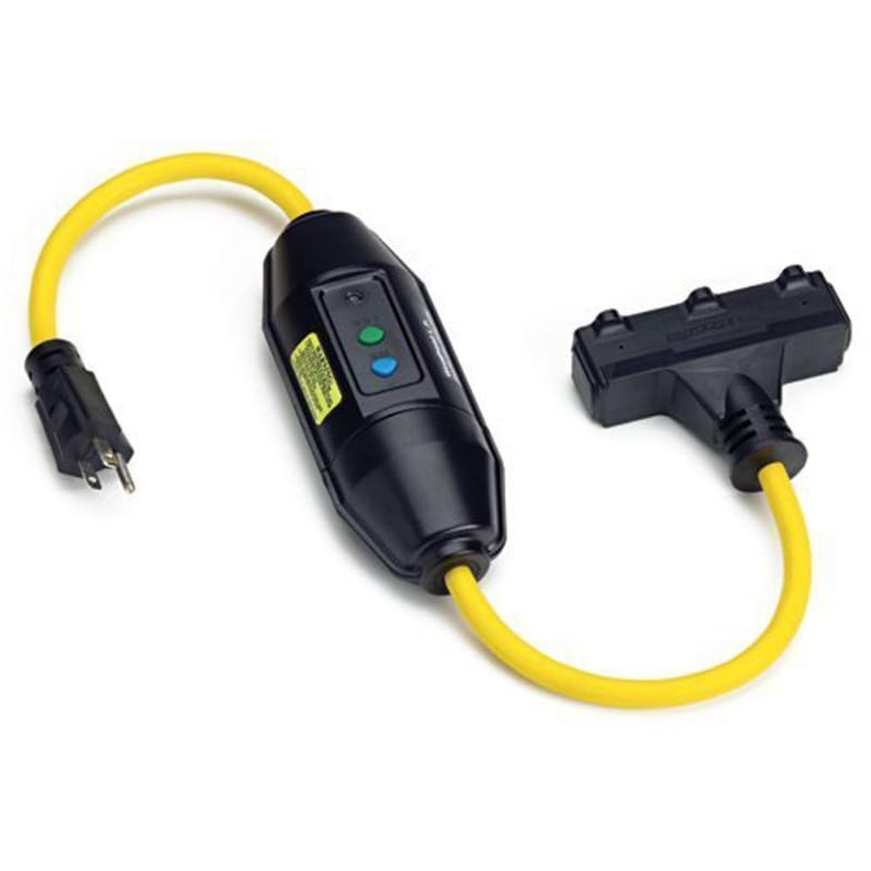 Woodhead 15050-3TTM Super-Safeway GFCI Molded Plug and Tri-Tap Connector Woodhead 15050-3TTM Super-Safeway GFCI Molded Plug and Tri-Tap Connector