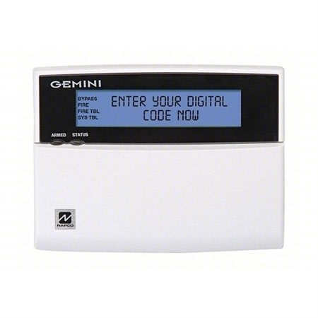Napco GEM-DK1CA Gemini DK Series Door Style Keypad with EZ Programming, LCD Display, 4-Zone Expander