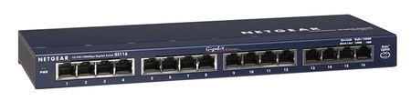 Netgear ProSafe GS116 16-port Gigabit Ethernet Switch