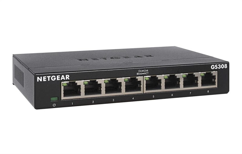 NETGEAR GS308-300PAS Unmanaged SOHO  8port Gigabit Ethernet Switch
