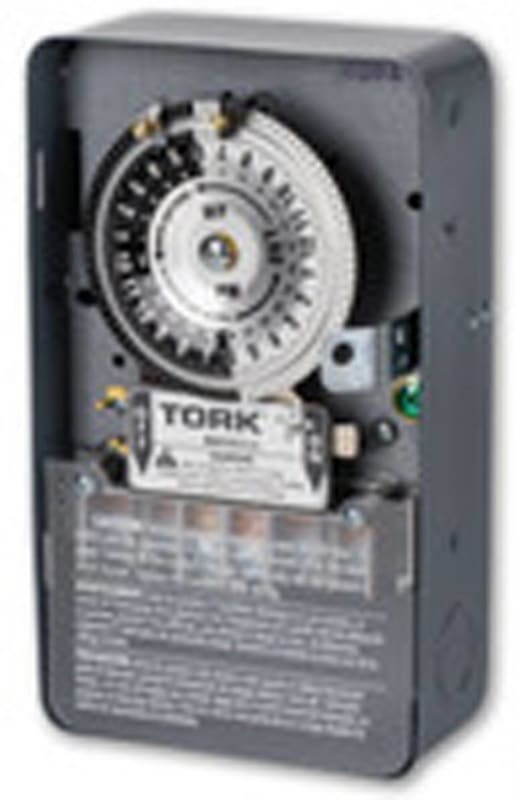 NSI Tork 1109A 24 Hour Time Switch, 120-277V, 40A, DPST NSI Tork 1109A 24 Hour Time Switch, 120-277V, 40A, DPST