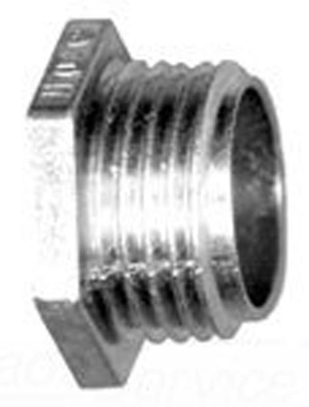 Bridgeport 1105-DC Conduit Chase Nipple; 1-1/4 Inch, MNPT, Die-Cast Zinc
