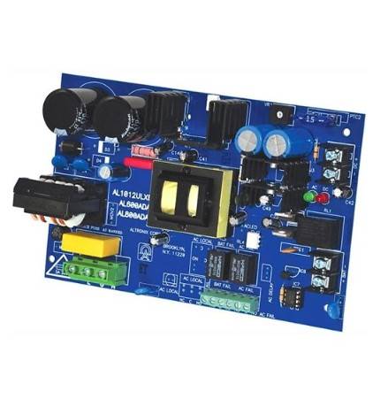 Altronix AL1012ULXB Power Supply/Charger, Single Fused Output, 12VDC at 10A, Board