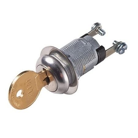 Alarm Controls KA-109 Single Bitted Flat Key Switch, ON/OFF