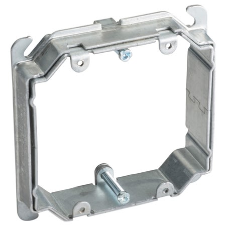 amr1024dg adjustable mud ring 2 gang 58–1 12 drywa