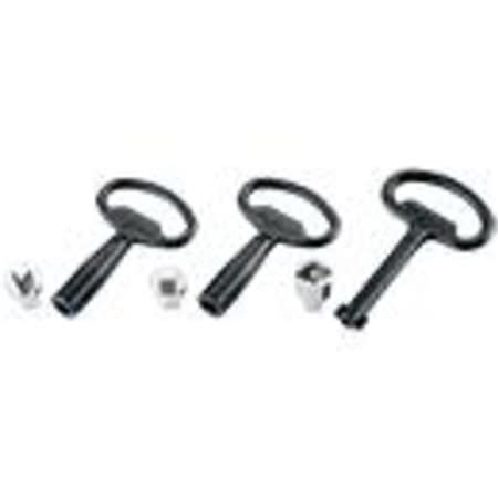 clkdbm3 insert key double bit size: 3mm steelzinc