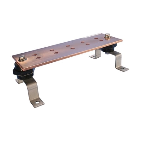 egba14424nn grounding busbar winsulators and brack