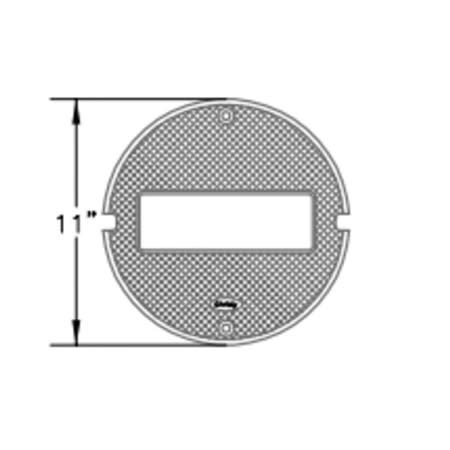 3001000 round cast iron lid 11 diameter legend: gr