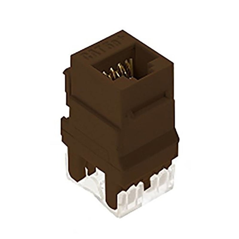 ON Q / LEGRAND On Q / Legrand CAT5E RJ45 T568 A/ B CONNTR BRW - H4-WP3450BR
