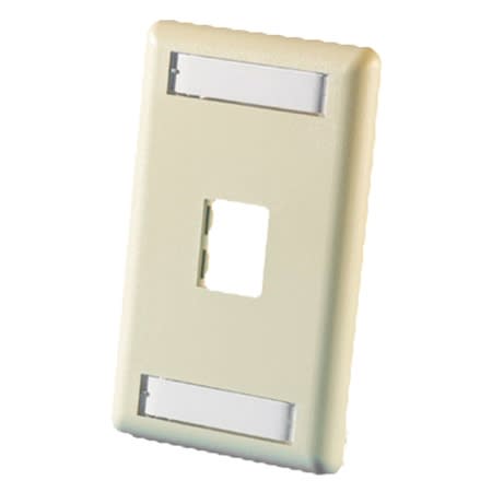 4030054913 wallplate 1port 1gang ivory