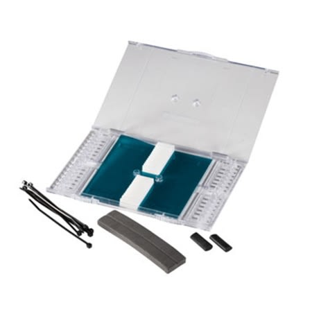 fst2f012 splice tray fusion 12fiber clear transpar