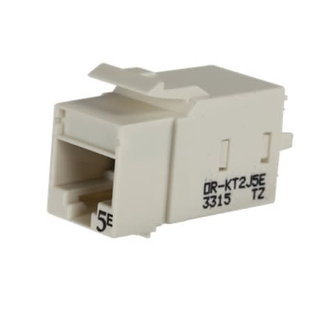 kt2j5e kt2 keystone cat5e jack fogwht