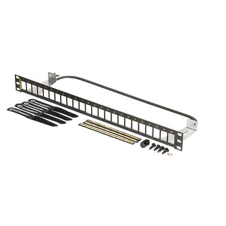 phdtksu24 shielded 24 port unloaded panel flat use