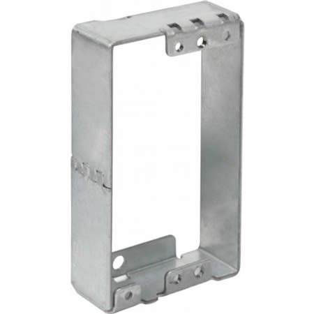 1gx75 weatherproof box extension 1 gang 34 deep sh