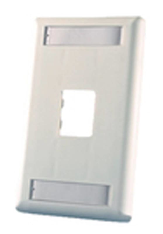 Ortronics OR-40300549-88 Wallplate 1-Port 1-Gang Fog White Ortronics OR-40300549-88 Wallplate 1-Port 1-Gang Fog White