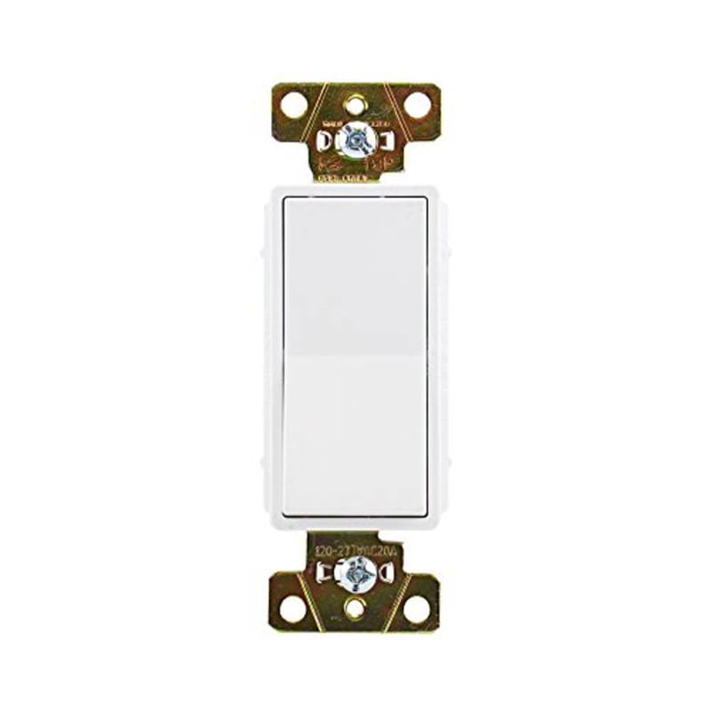 Pass & Seymour 2623-W Three Way Switch 20A 120/277VAC Spec Grade Decorator White Pass & Seymour 2623-W Three Way Switch 20A 120/277VAC Spec Grade Decorator White