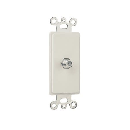 Legrand - OnQ 26CATVLA Wall Plates - Premolded Voice/Video, Light Almond