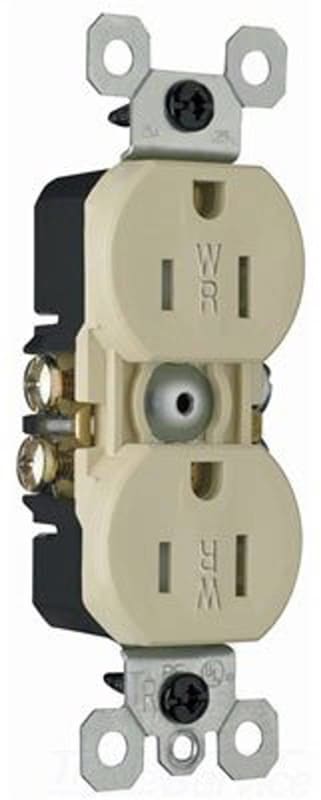 Pass ; Seymour 3232-TRWRI Weather and Tamper Resistant Straight Blade Duplex Receptacle; 2-Pole, 3-Wire, 15 Amp, 125 Pass ; Seymour 3232-TRWRI Weather and Tamper Resistant Straight Blade Duplex Receptacle; 2-Pole, 3-Wire, 15 Amp, 125
