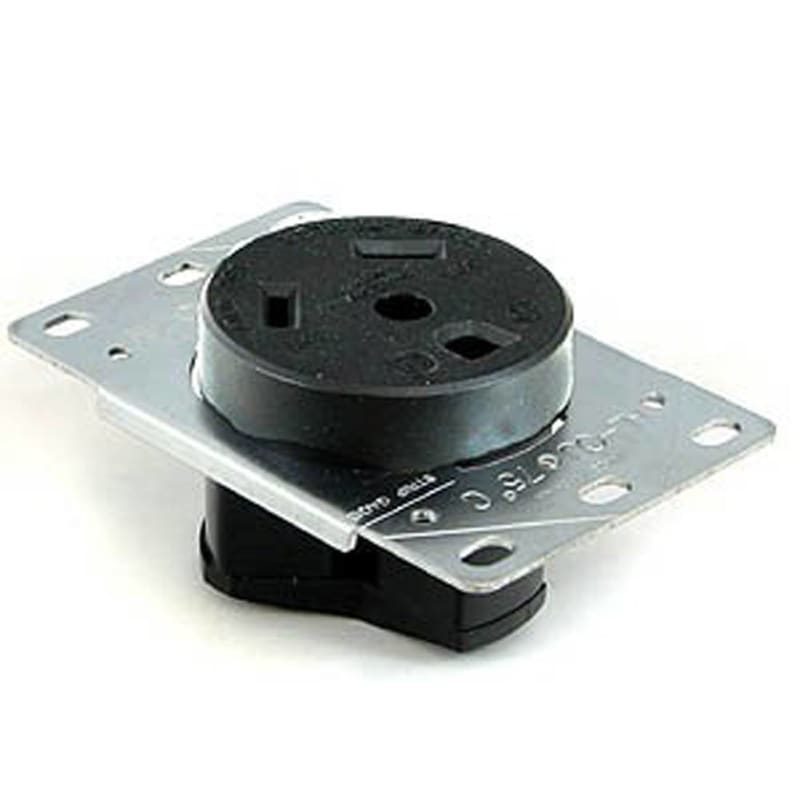 Pass & Seymour 3830 Single Recreation Vehicle Straight Blade Power Receptacle