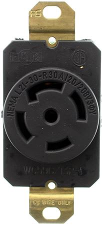 Pass Seymour L2130-R Turnlok Specification Grade Locking Single Receptacle