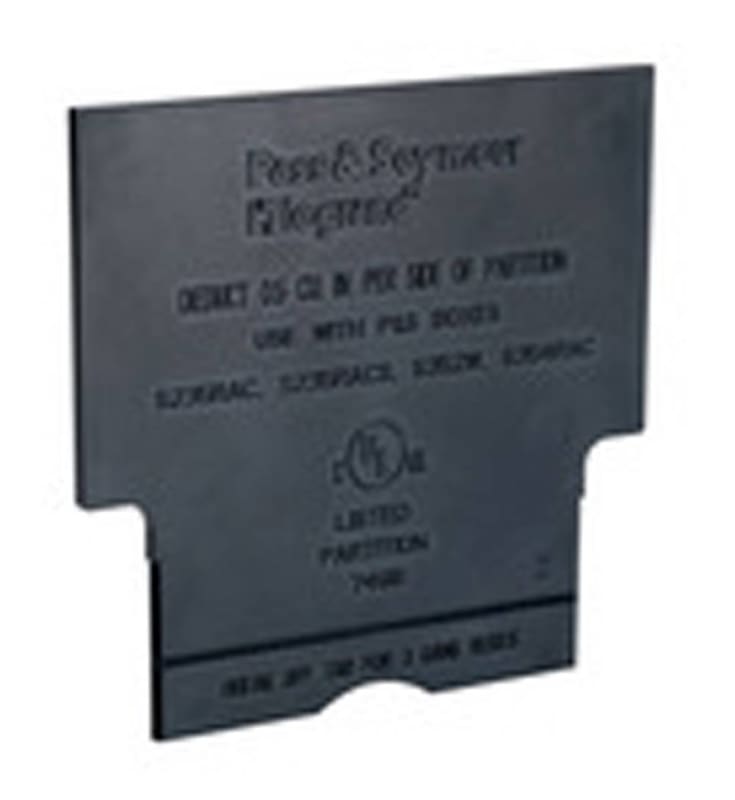 Pass & Seymour LVDIV1 Partition, Low Voltage, Gray, Non-Metallic Pass & Seymour LVDIV1 Partition, Low Voltage, Gray, Non-Metallic