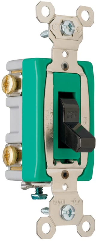 Pass & Seymour PS30AC2 30 Amp 120/277 VAC 2-Pole Brown Glass Reinforced Nylon Screw Mounting Toggle Switch Pass & Seymour PS30AC2 30 Amp 120/277 VAC 2-Pole Brown Glass Reinforced Nylon Screw Mounting Toggle Switch