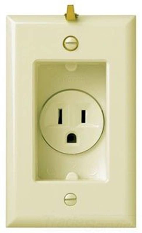 Pass ; Seymour S3713-I Decorator Clock Hanger Single Recessed Receptacle Pass ; Seymour S3713-I Decorator Clock Hanger Single Recessed Receptacle