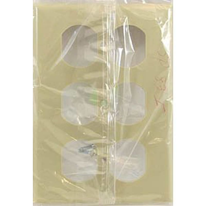 Pass ; Seymour SP83-I 3-Gang Standard-Size Duplex Receptacle Wallplate; Ivory